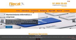 Desktop Screenshot of filecatinformatica.com